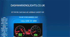 Desktop Screenshot of airbagwarninglight.co.uk