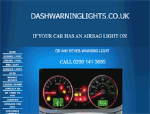 Tablet Screenshot of airbagwarninglight.co.uk